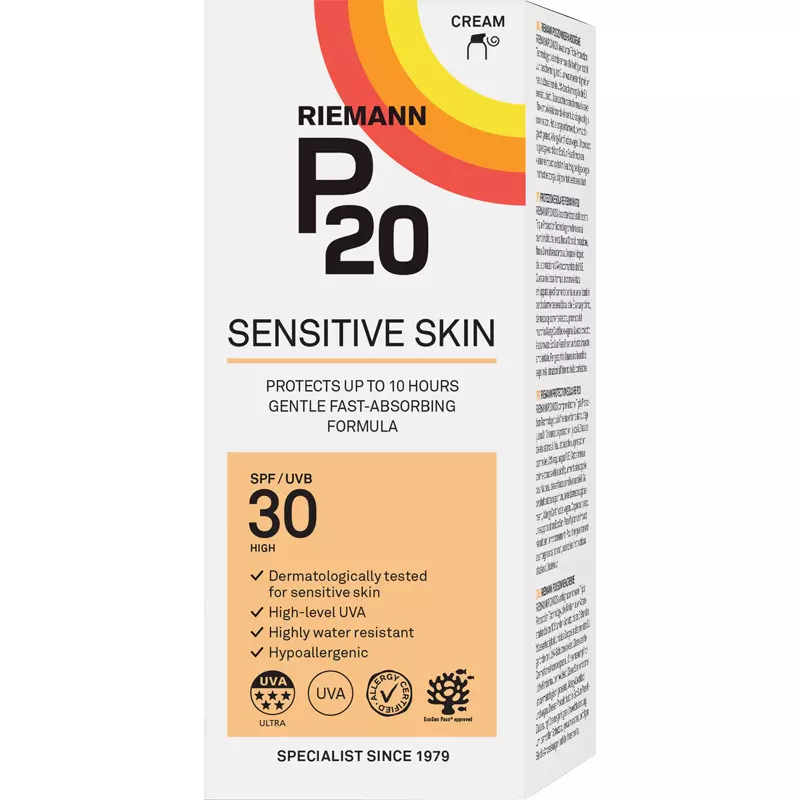 P20 Riemann Sensitive Skin Sun Protection Cream SPF 30 - 200 ml
