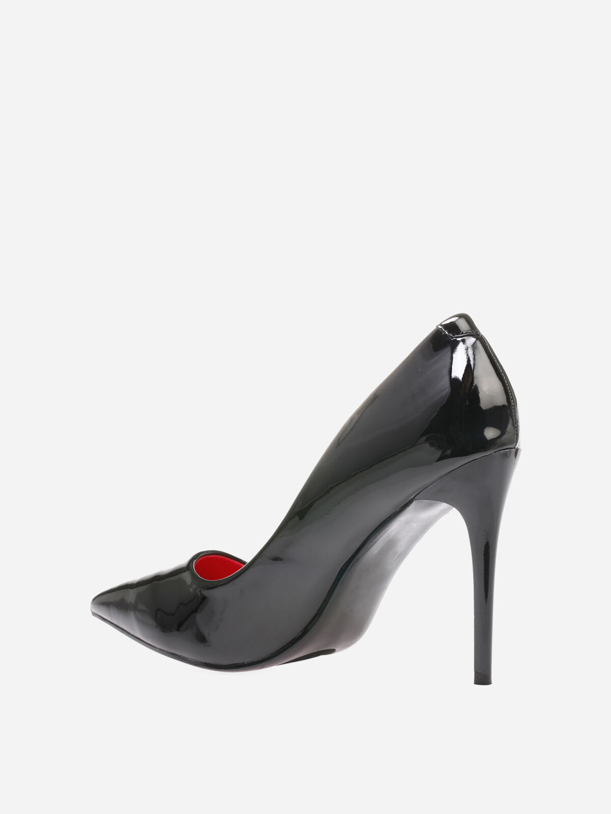 Stilettos pointus vernis- Noir