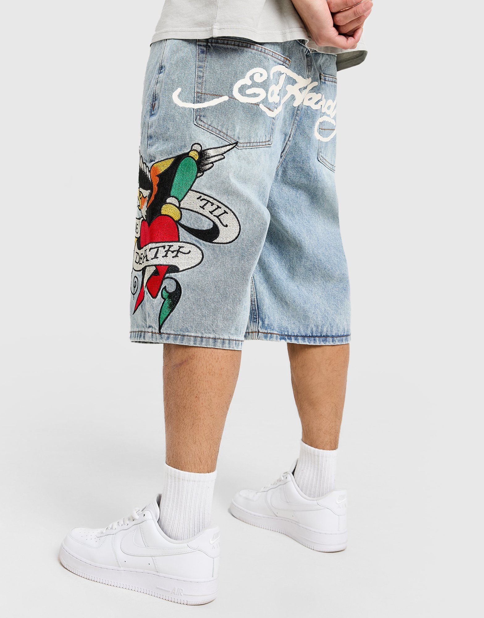Ed Hardy Short Denim Homme