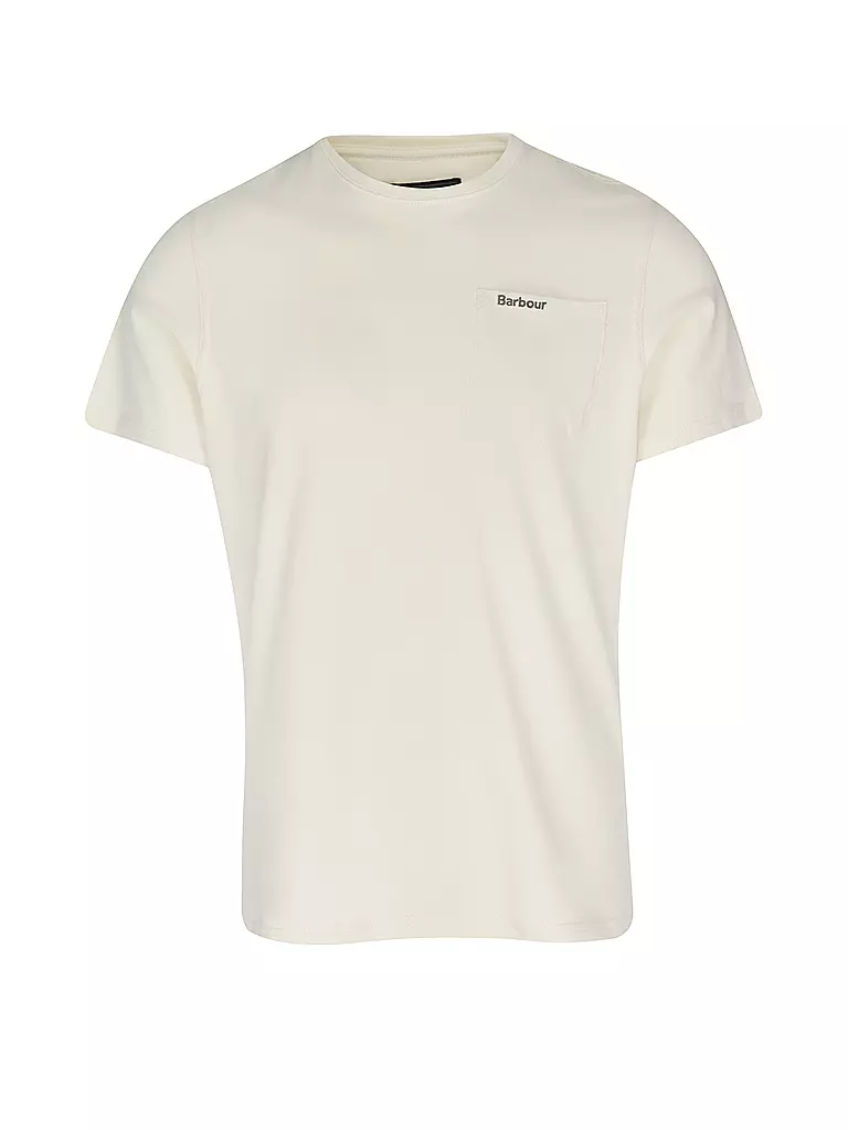 BARBOUR T-Shirt LANGDON creme