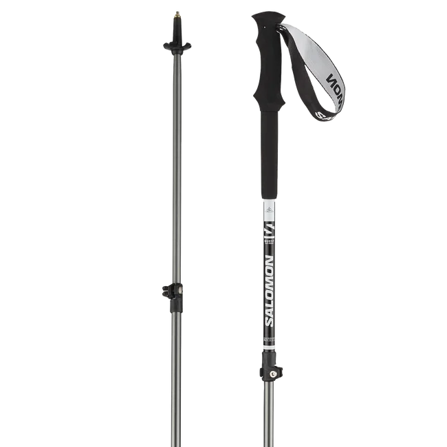 QUEST ALU VARIO  Stöcke für vier Jahreszeiten, Unisex Black
