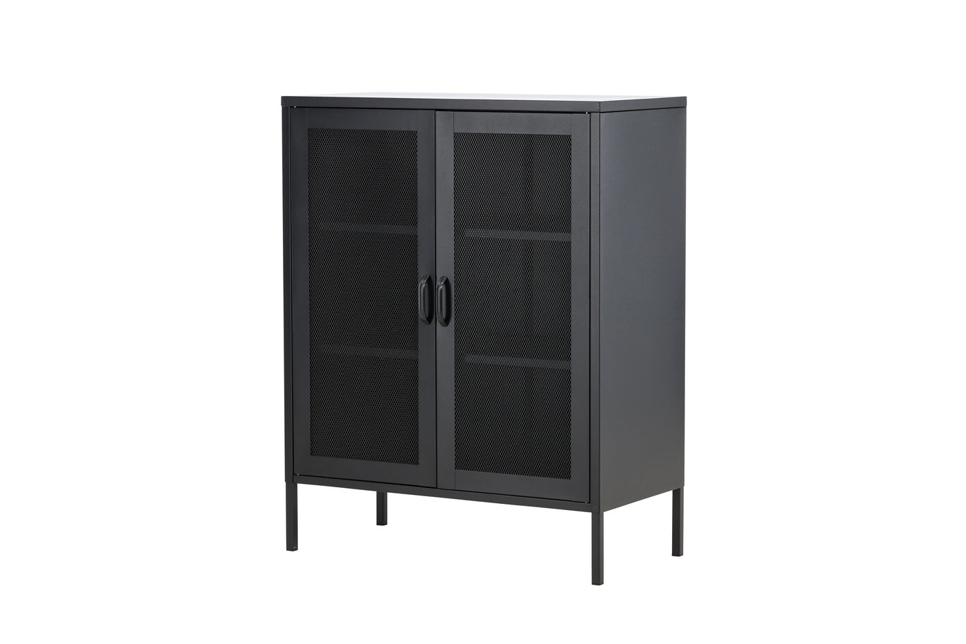 FjÃ´rd - Dressoir Zwart Doors 40cm - Staal - Misha