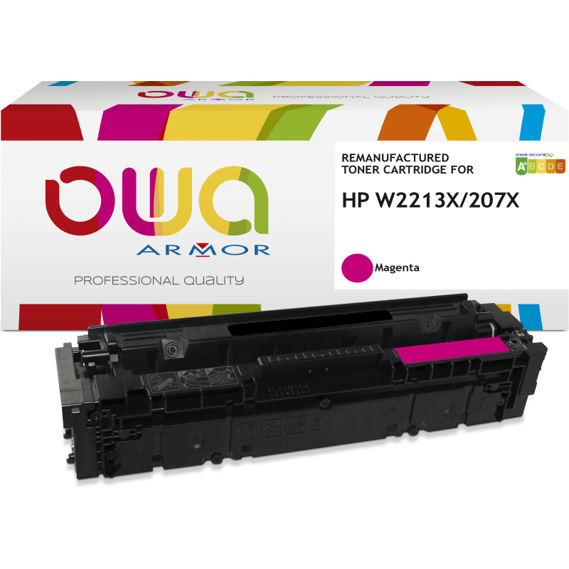 Toner remanufacturé OWA - haute capacité - pour HP W2211X
