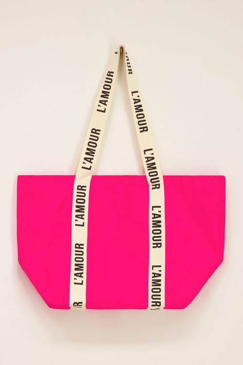 Roze shopper l'amour