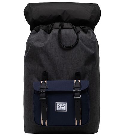 Herschel Rygs?k - Little America Mid-Volume - Blåck Crosshatch