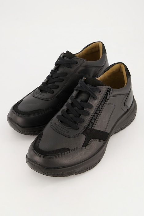 Halbschuh, Jomos, mit Reißverschluss, extra weit, echtes Leder, bis Gr. 50