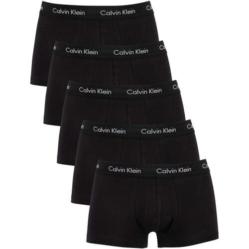Calvin Klein Jeans - Paquete De 5 Troncos De Baja Altura Negro
