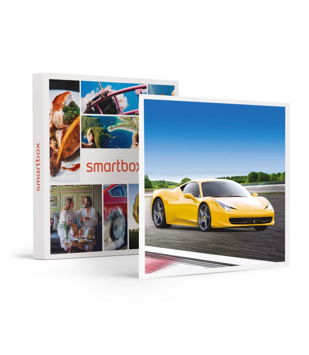 Jusqu'à 6 tours de pilotage au volant d'une Ferrari - SMARTBOX - Coffret Cadeau Sport & Aventure