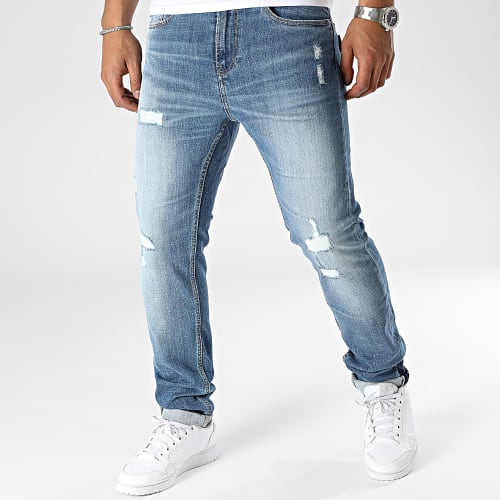 Jean Slim Eden Fripe Bleu Denim