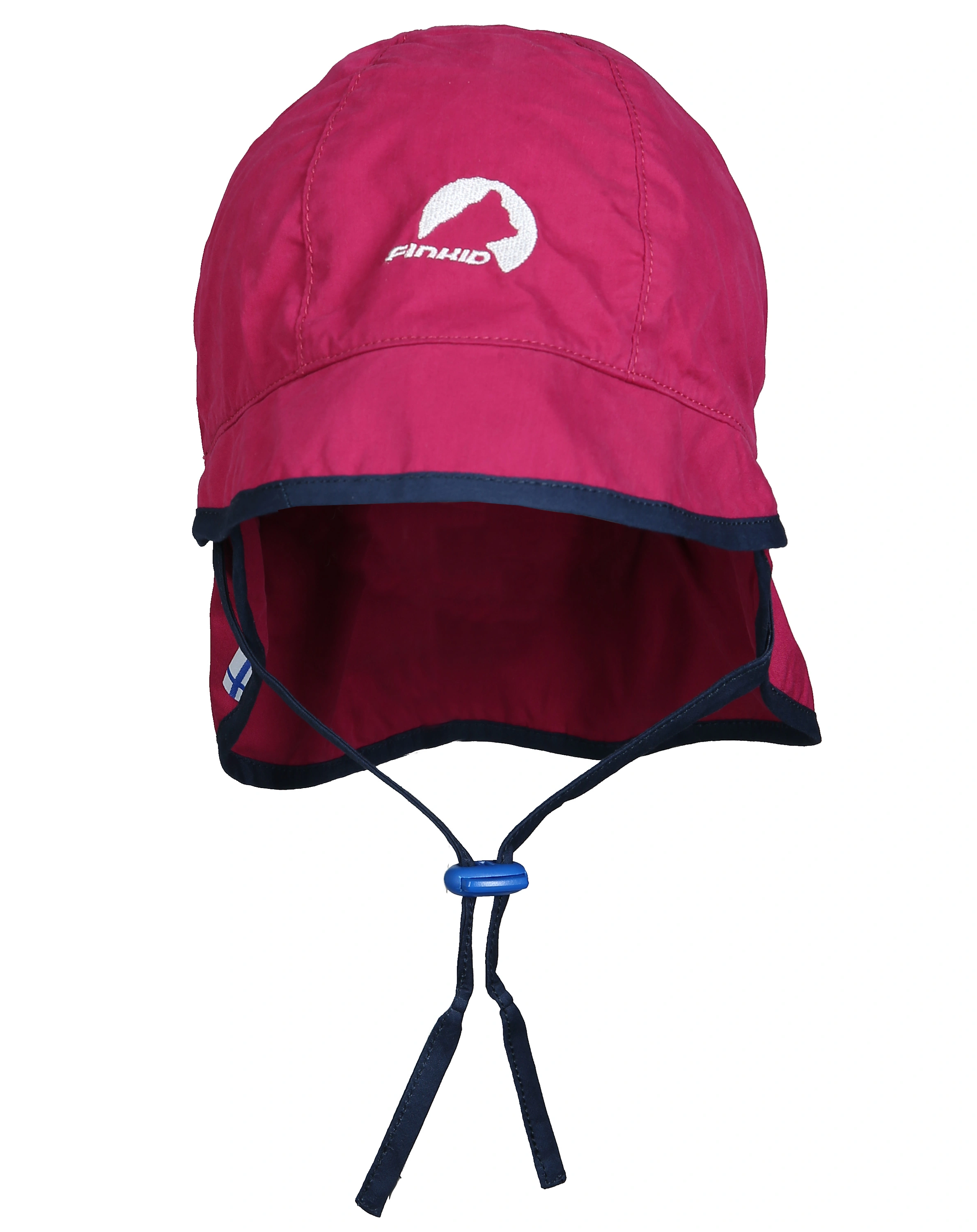 Sonnenhut HELLE mit Nackenschutz in raspberry/navy