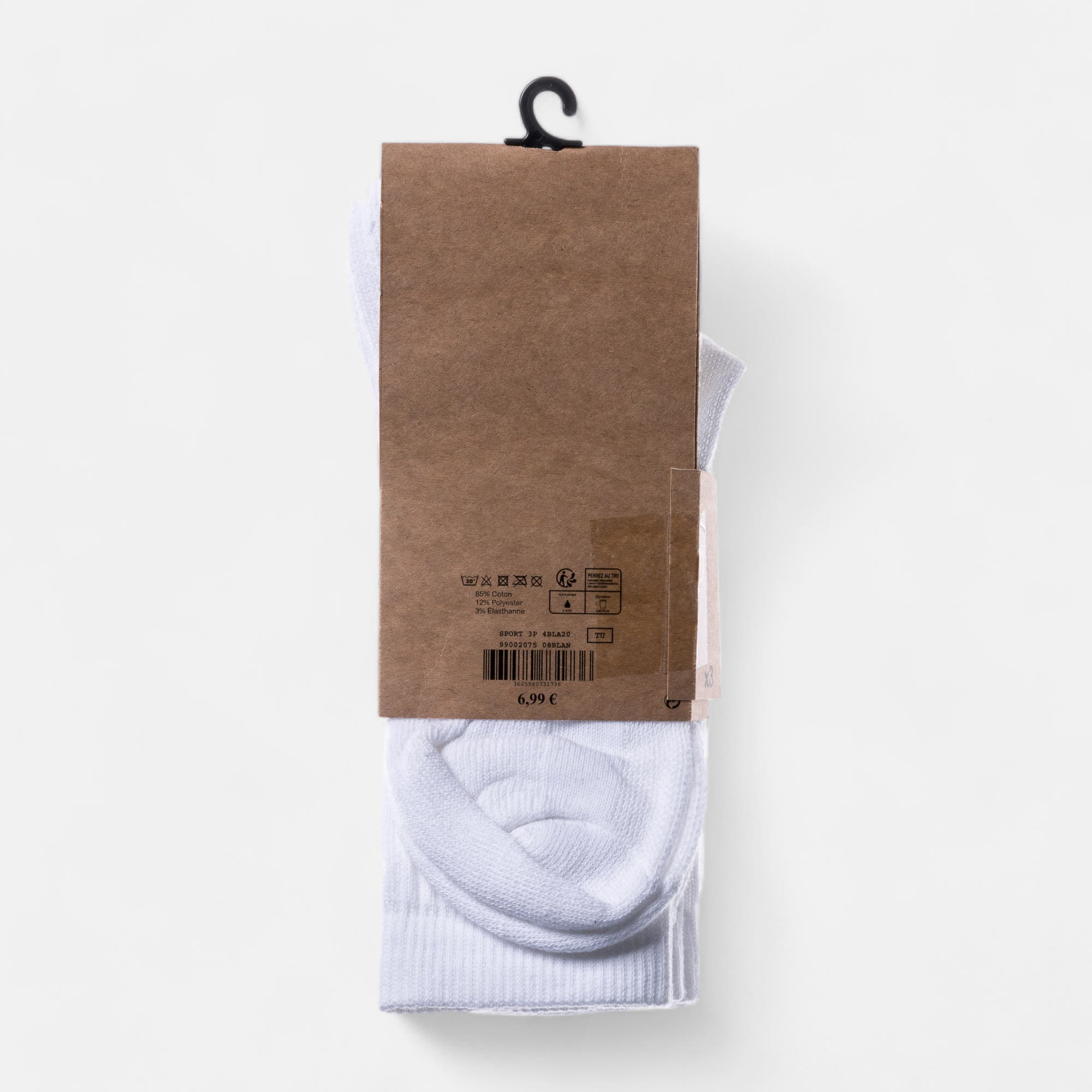 Chaussettes Homme blanc