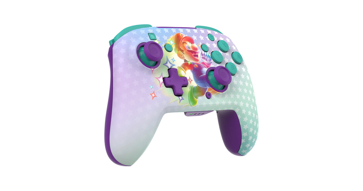 Turtle BeachRematch draadloze gamingcontroller – Invincible Mario  (Paars, Nintendo Switch, Nintendo Switch Lite, Nintendo Switch - OLED-model, Nintendo Switch 2)