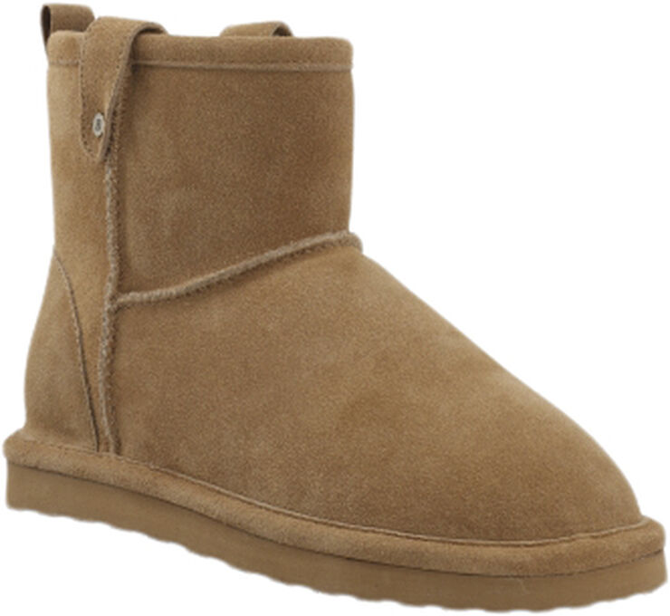 Bianco BIASNOWMAN Short Boot Suede Cognac