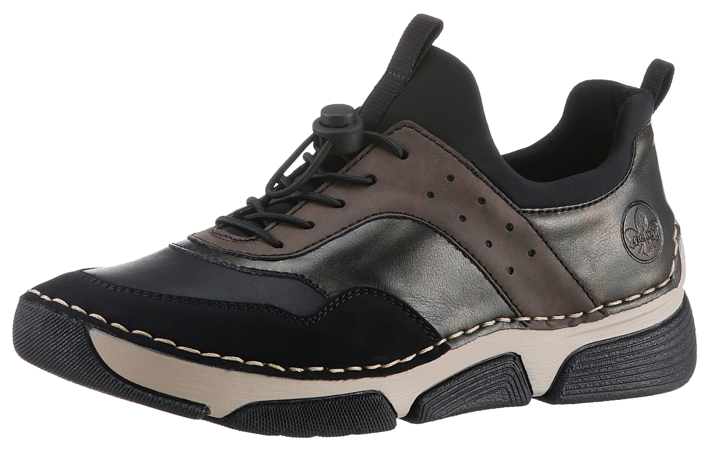 Rieker Slip-On Sneaker  , Schlupfschuh, Freizeitschuh, Halbschuh mit Schnellverschluus