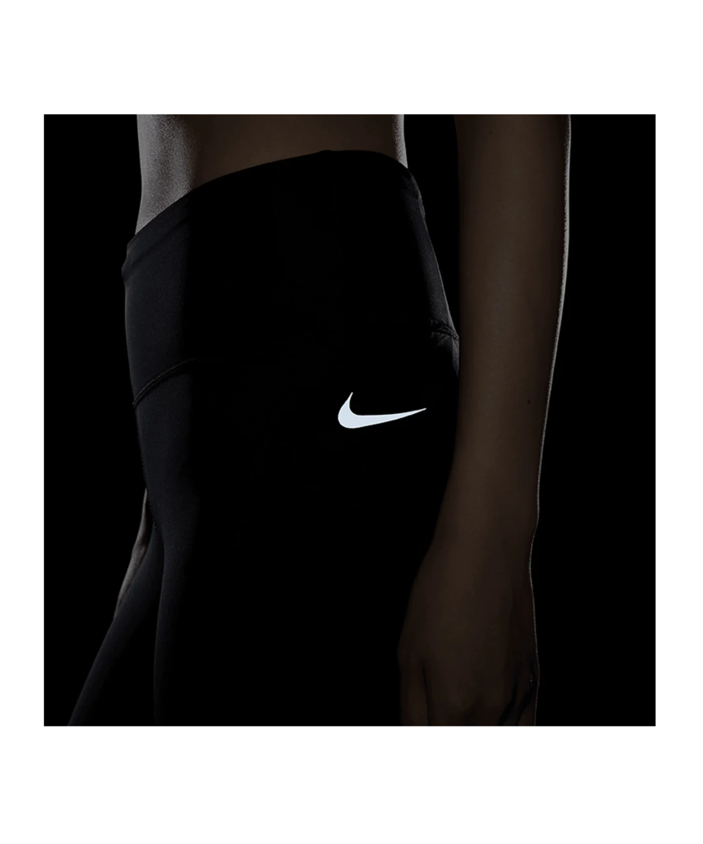 Nike Fast Leggings Running Damen Schwarz F010