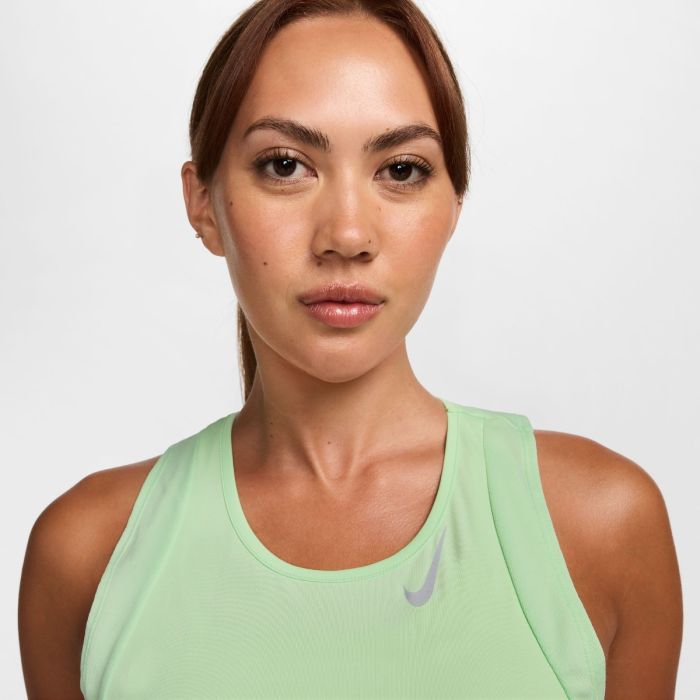Nike Dame T-shirts Dri-FIT Race Singlet Grøn