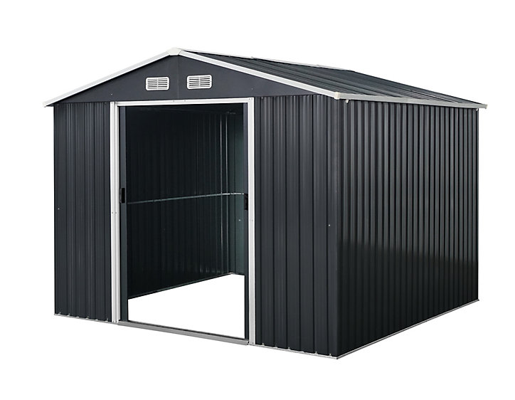 Abri de jardin métal gris Anthracite 7,84 m²