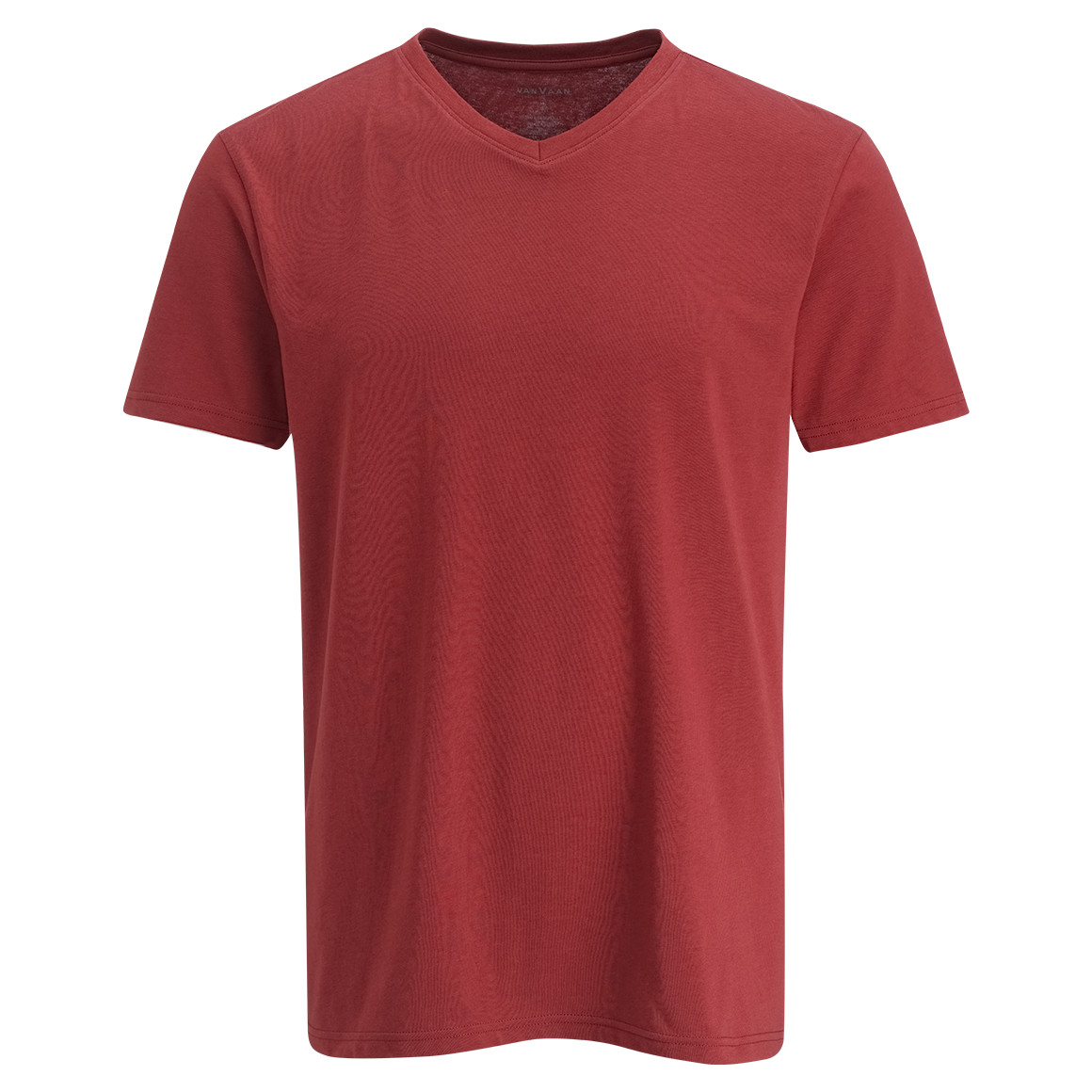 VanVaan Herren T-Shirt im Basic-Look dunkelrot