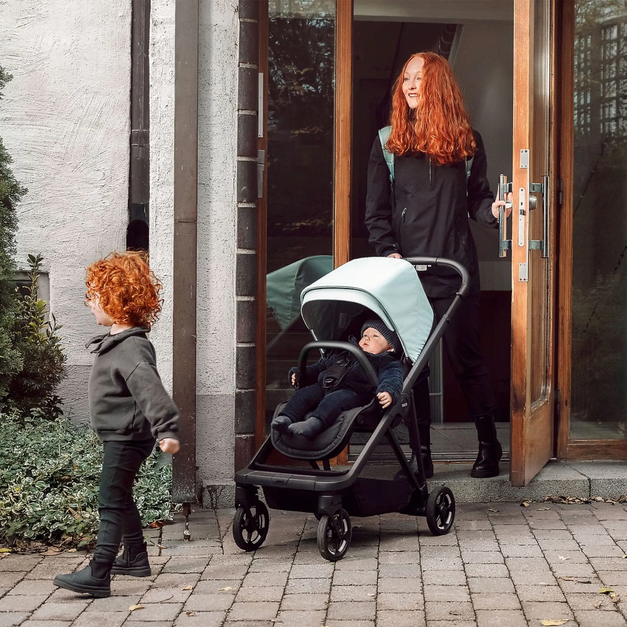 Thule Poussette Shine - Aluminium  Gris Mélange
