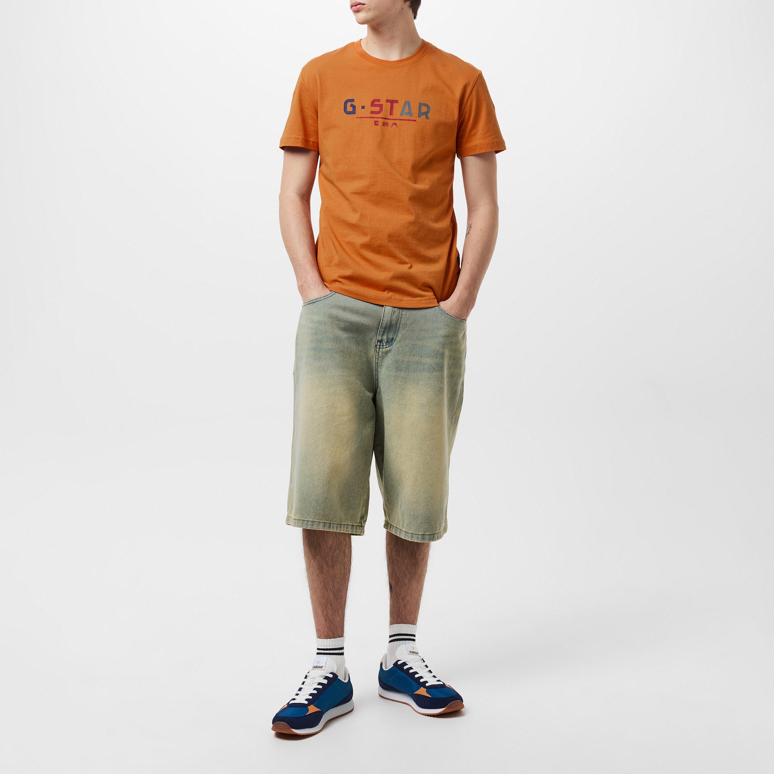 G Star Multi Logo Graphic T Shirt