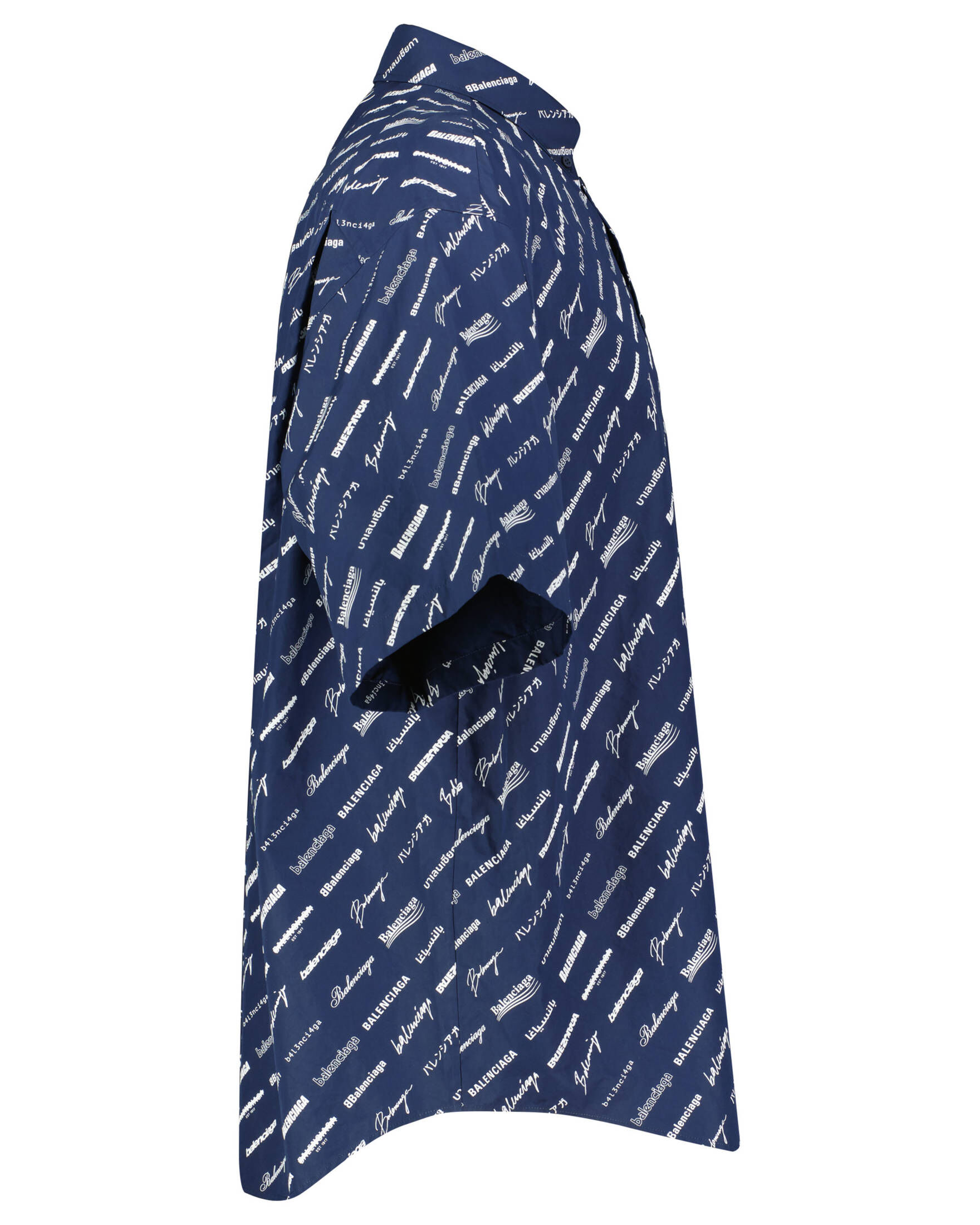Balenciaga| Herren Hemd Large Fit kurzarm