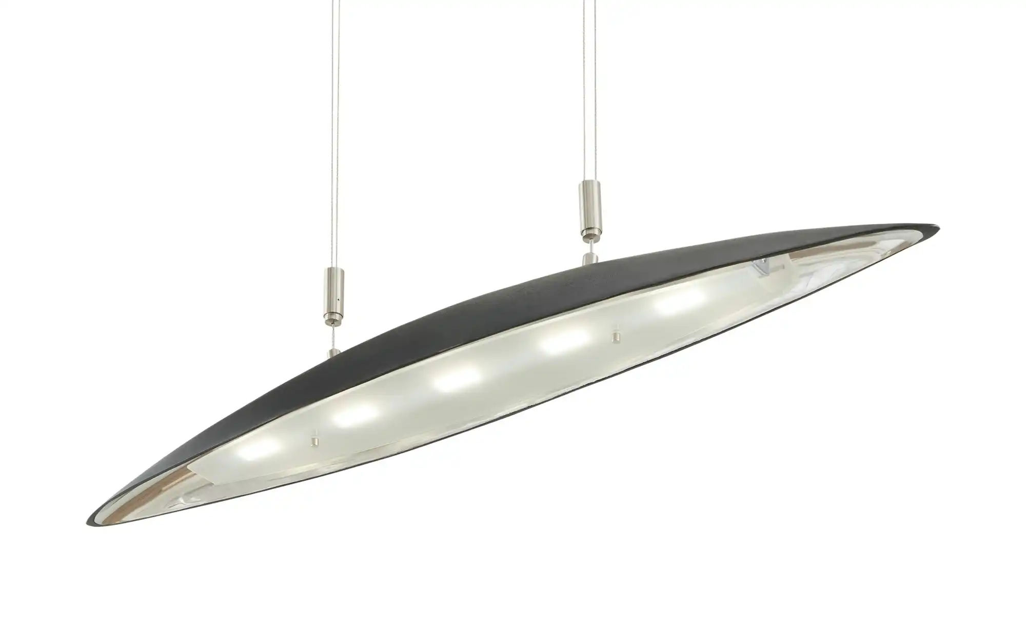 Fischer-Honsel LED-Pendelleuchte, schwarz matt/ antik mit Dimmer