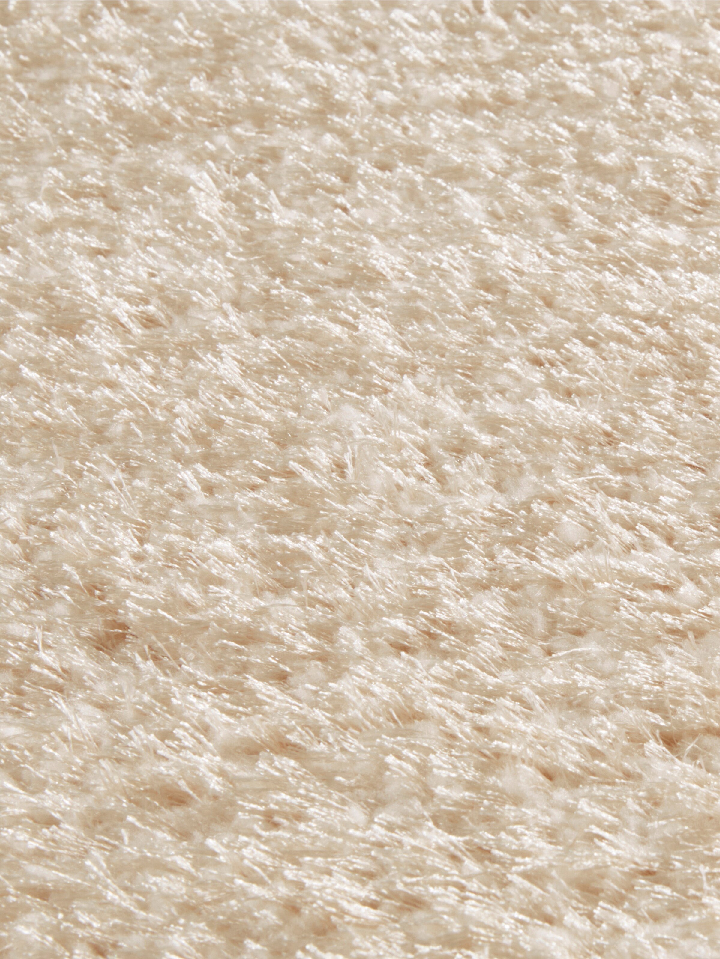 heine home Hochflorteppich in creme
