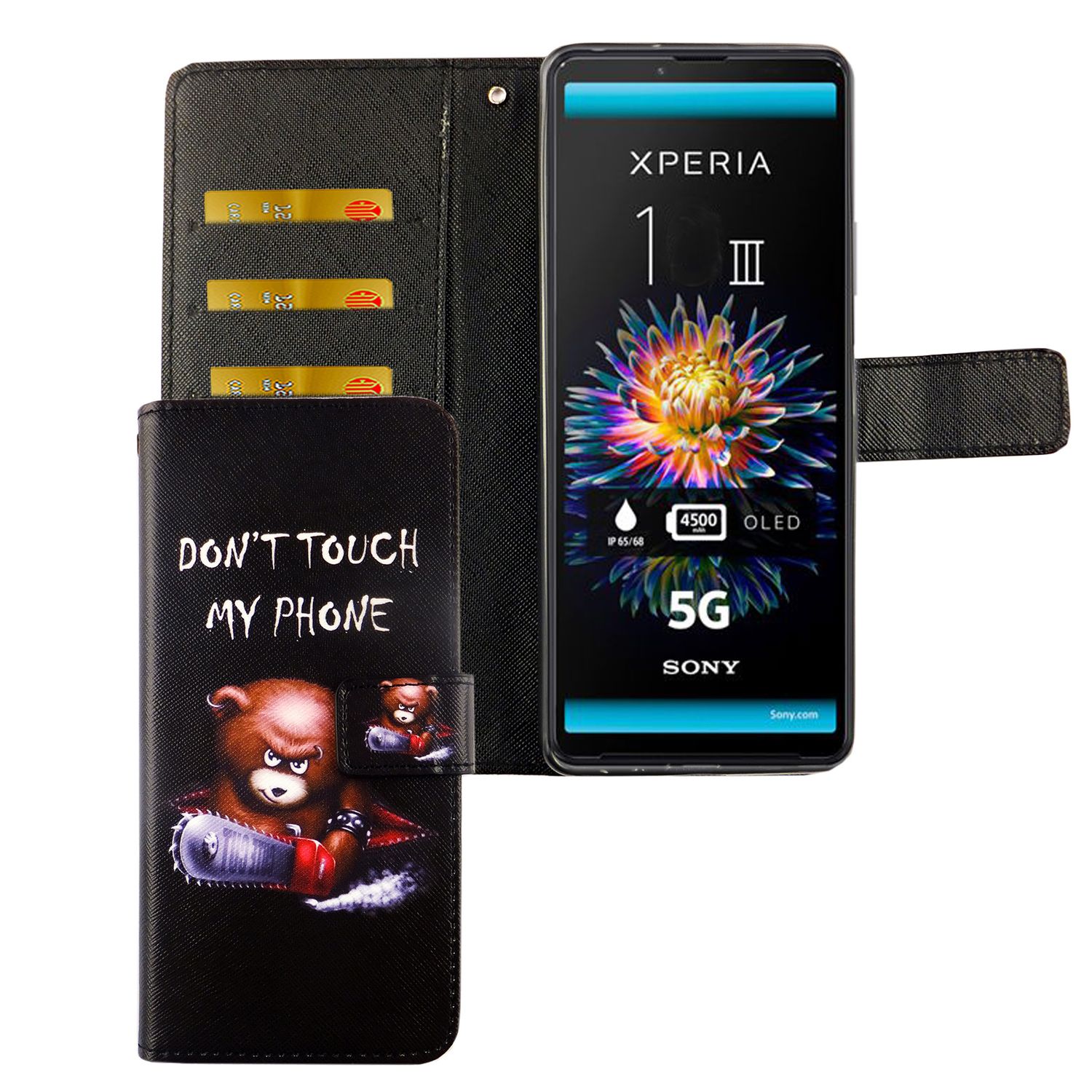Handyhülle für Sony Xperia 1 III Case Cover Schutztasche Schutzhülle Bookstyle