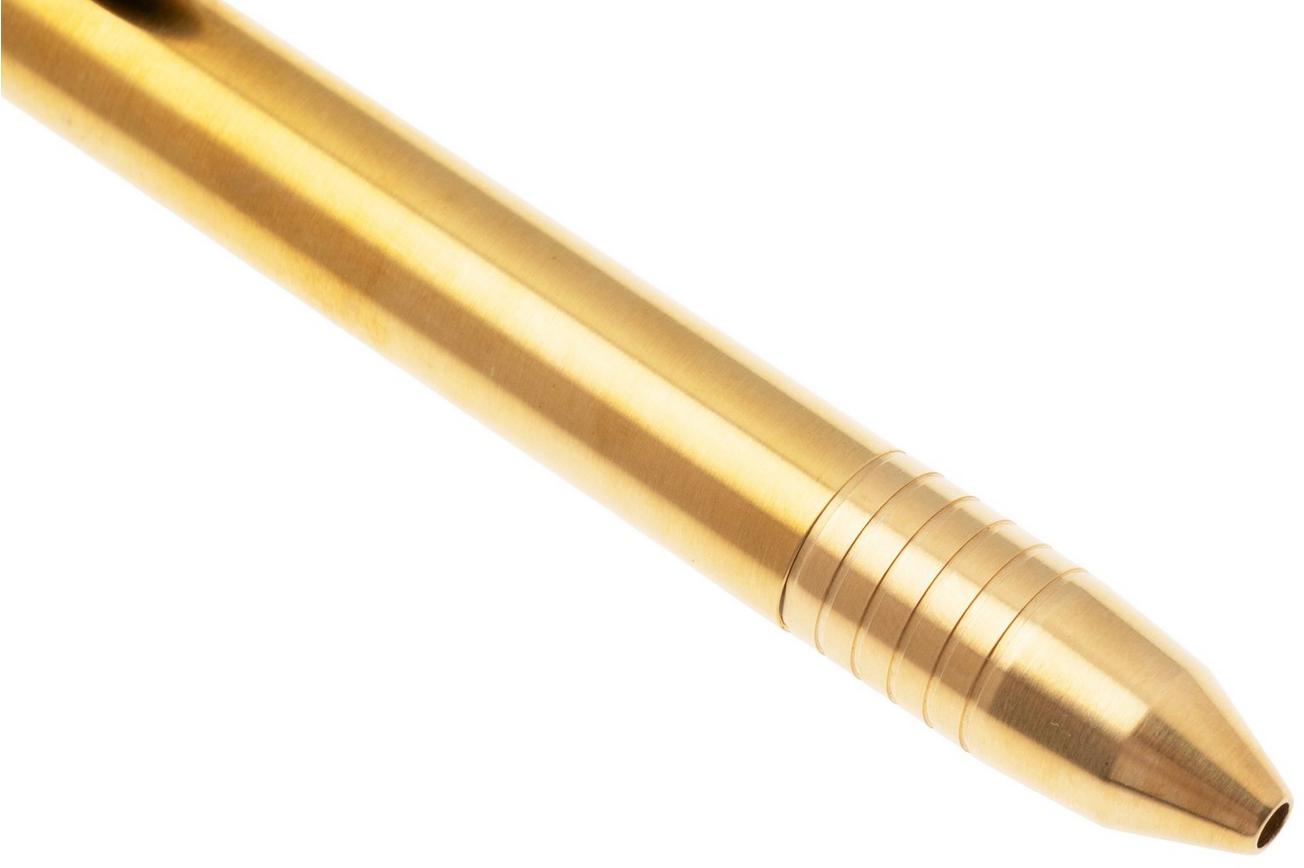 Big Idea Design Base Line Bolt Action Pen BS-BA-BS Brass, everyday carry pen