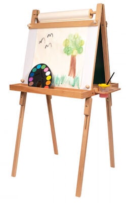 Playbox 2-sidig Staffeli, 120-136 cm