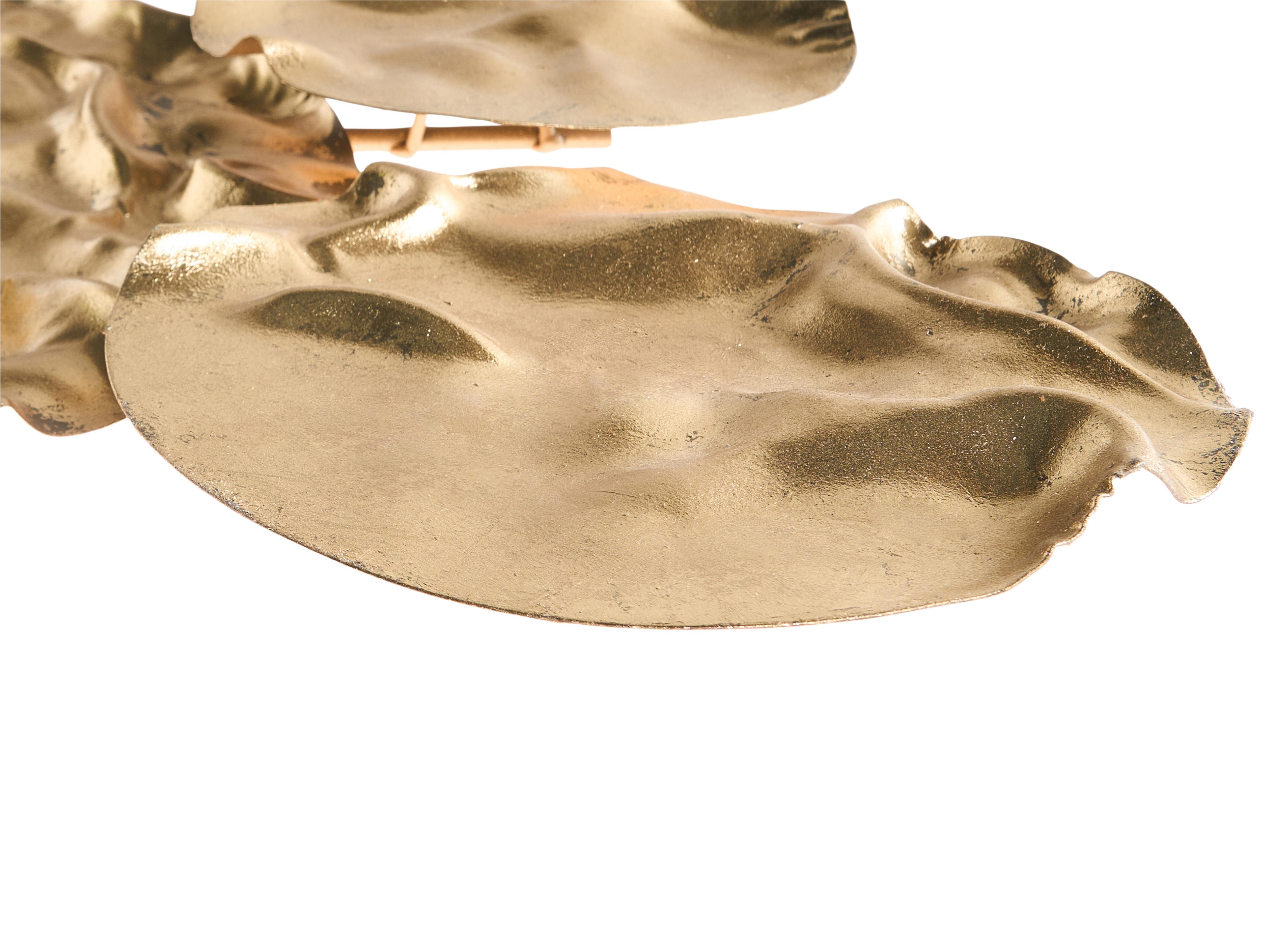 Wanddecoratie CALRY Metaal 43 cm Goud