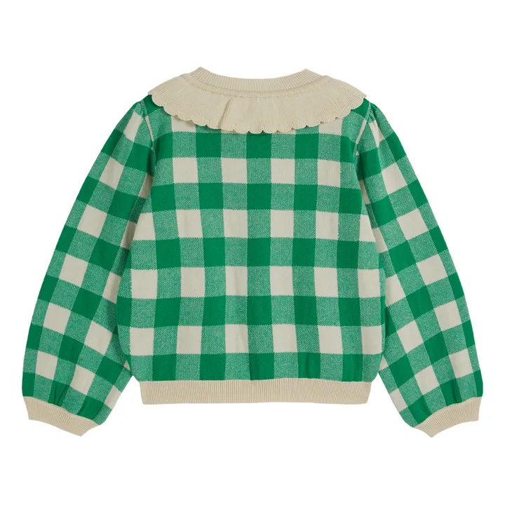 Emile et Ida Cardigan Vichy | Vert