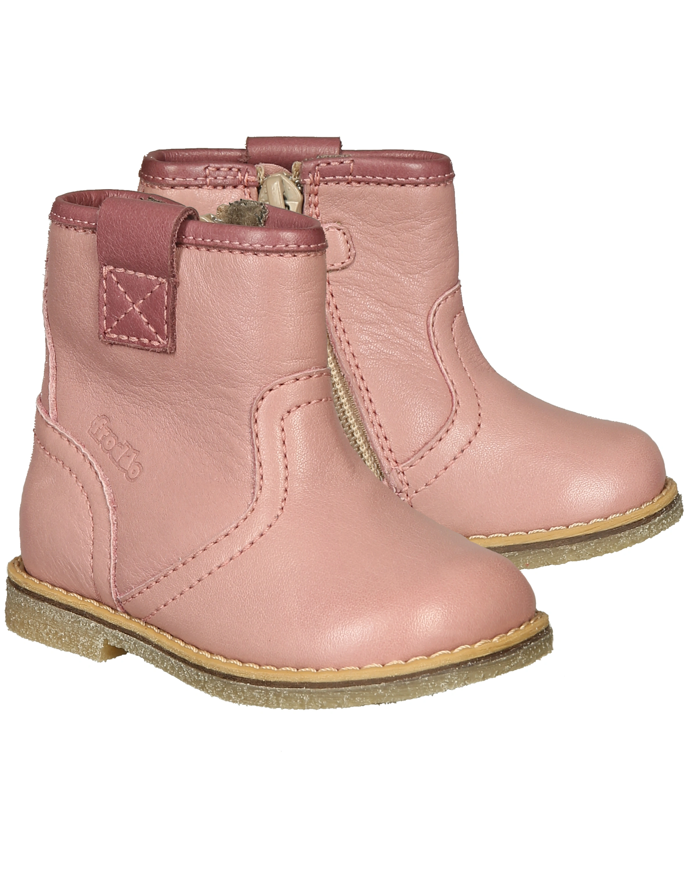 Leder-Stiefel COPER WINTER gefüttert in pink