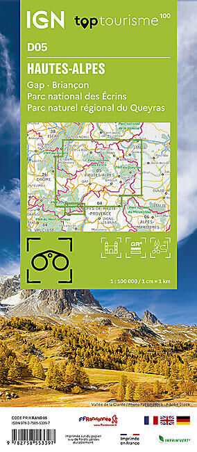 IGN - HAUTES-ALPES D05 TOP TOURISME 100 IGN