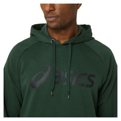 Sweat à capuche Asics Big Logo Vert Homme
