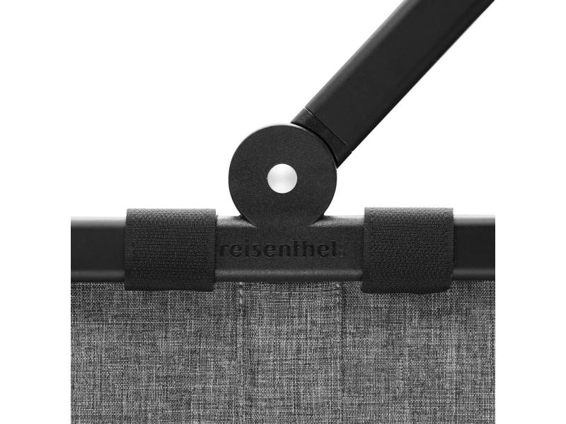 Reisenthel Einkaufskorb Carrybag Twist Silver Stillvoller Einkaufskorb für den täglichen Einkauf