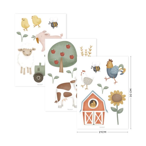 Little Dutch Muurstickers Little Farm