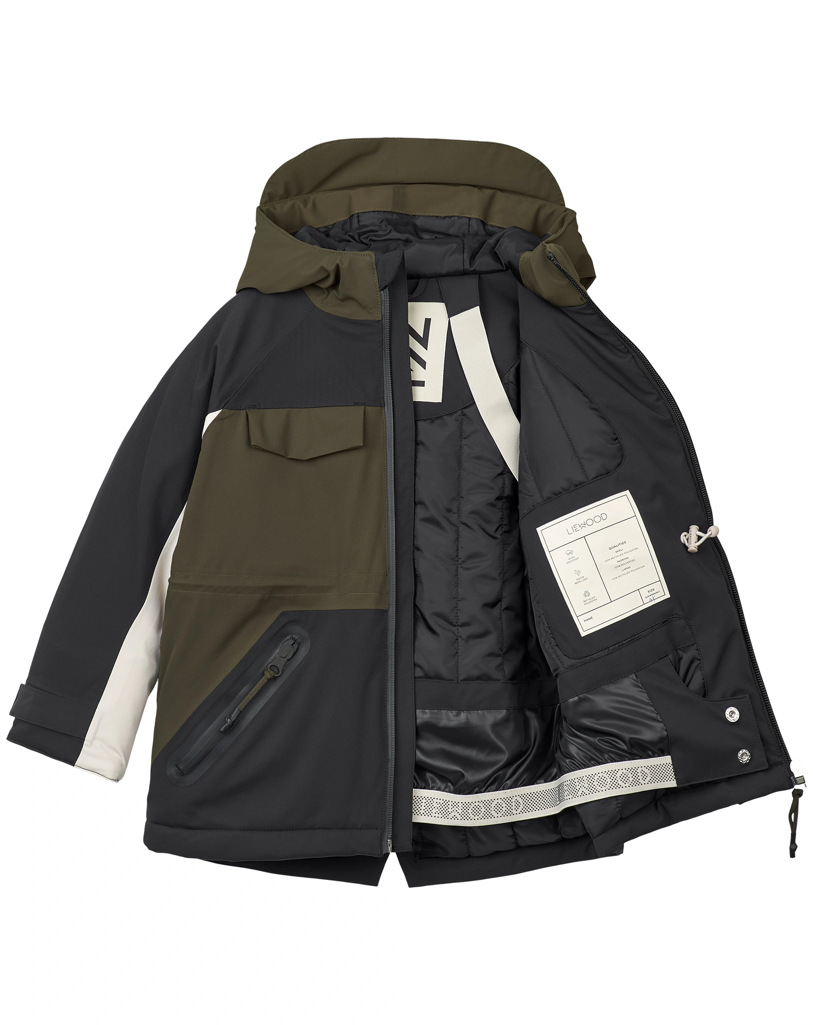 Schneejacke KALLE in black panther