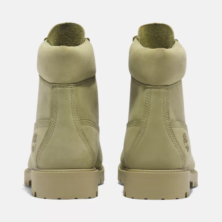 Bottine 6-Inch imperméable à lacets Timberland Heritage pour homme en vert clair