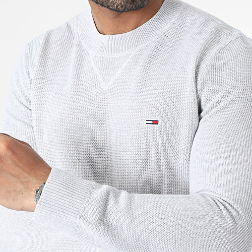 Pull Essential Waffle 6785 Gris Clair