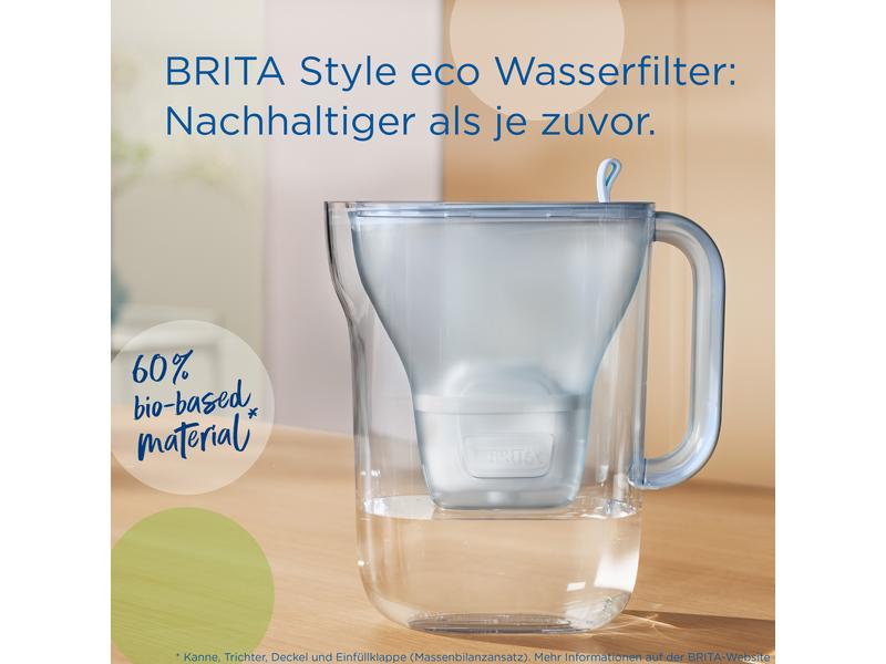 BRITA Wasserfilter Style inkl. 1 Maxtra Pro All-in-1 Wasserfilter-Kanne mit Kartusche