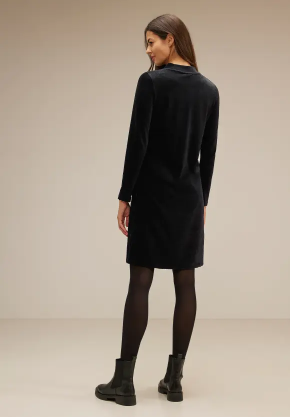 Knielanges Kleid - Black