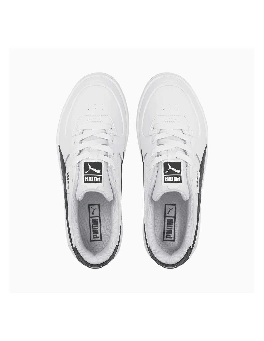 puma sneakers femme cali dream leather cuir blanc/noir