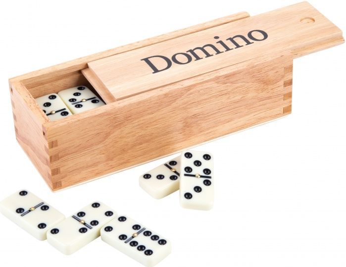 Longfield Games Domino Dubbel 6 Groot In Kist - Geschikt voor alle leeftijden - 2+ spelers