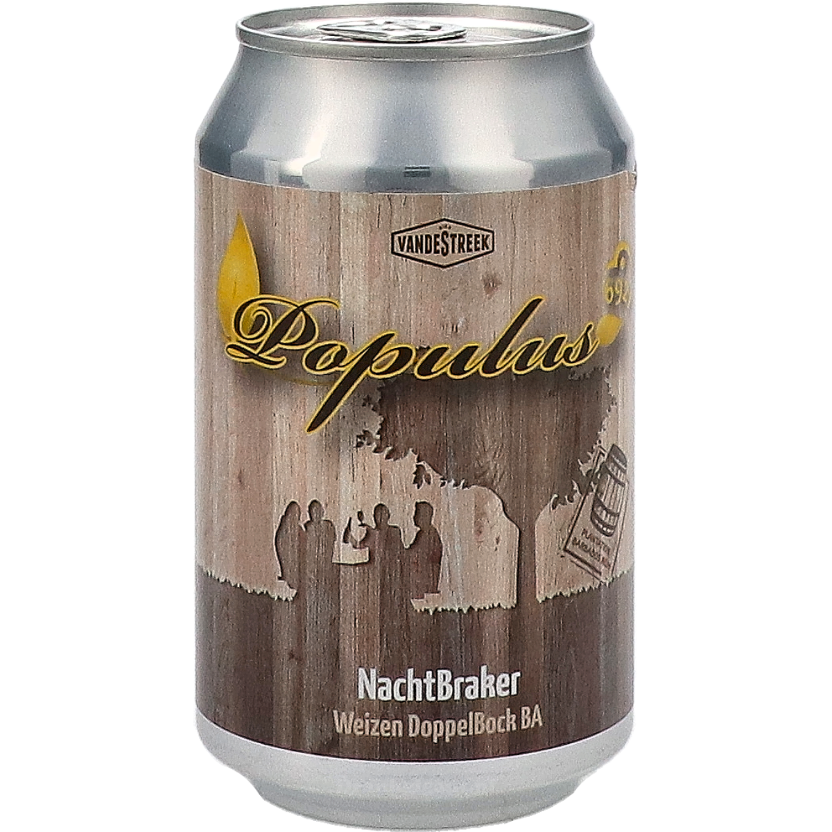 Vandestreek Populus Nachtbraker Weizen Doppelbock BA 33 cl