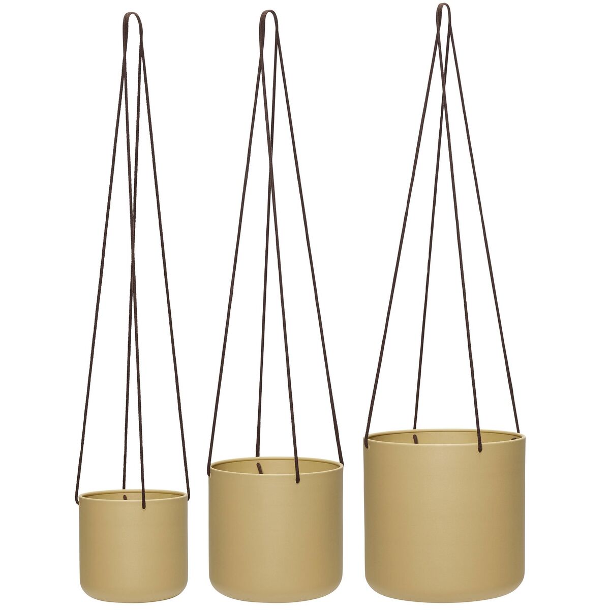Bloom hengende blomsterpotte 3 stk, beige