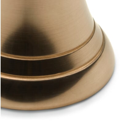 Weihnachtsglocke Bronzeguss mit Zierrand