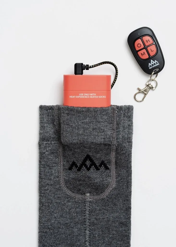 Heat Experience Heatx Heated Everyday Socks V2 Olive Green