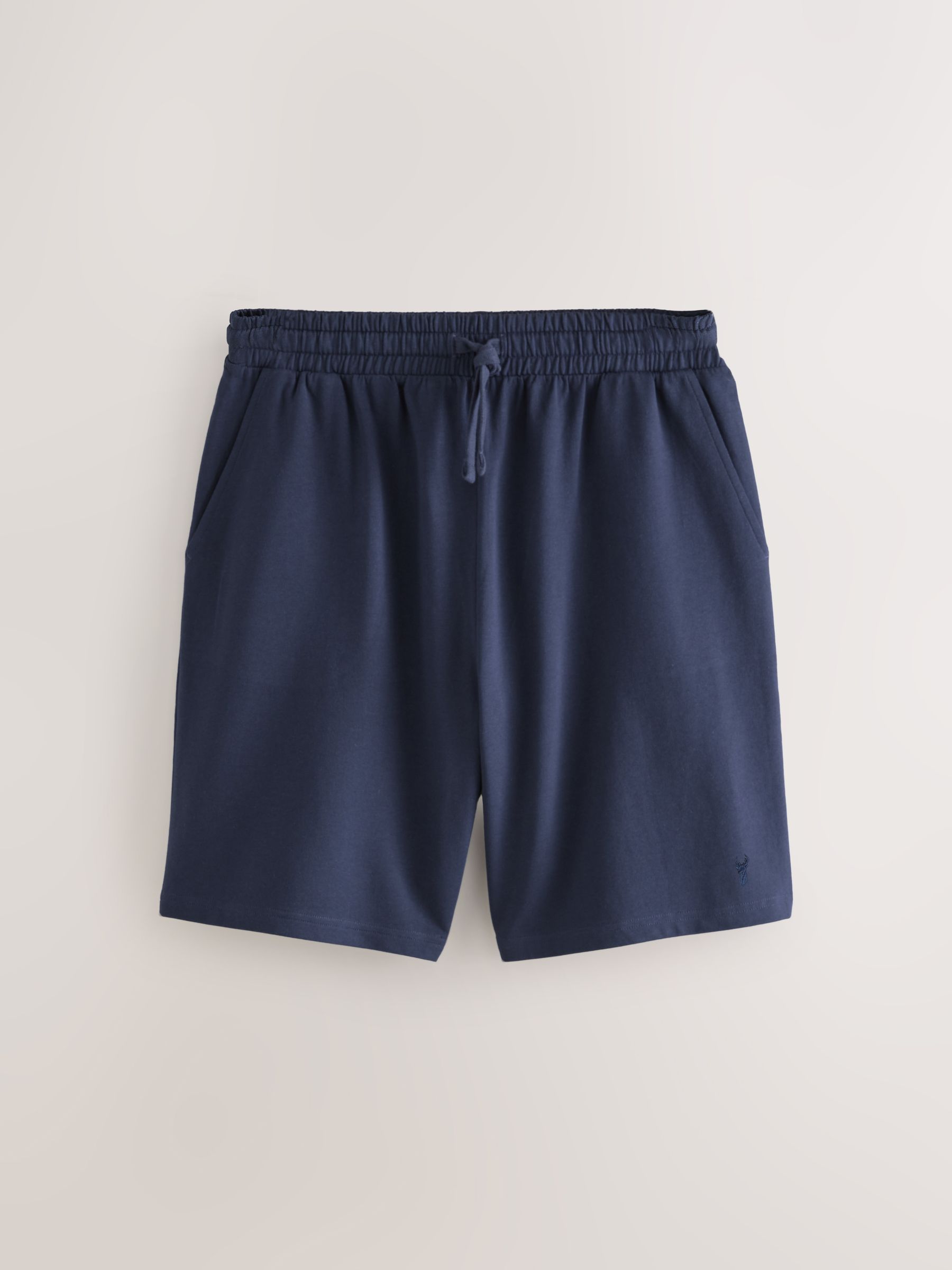 Marineblauw/groen/ijsgrijs - Set van 3 lichtgewicht 100% katoenen korte broeken
