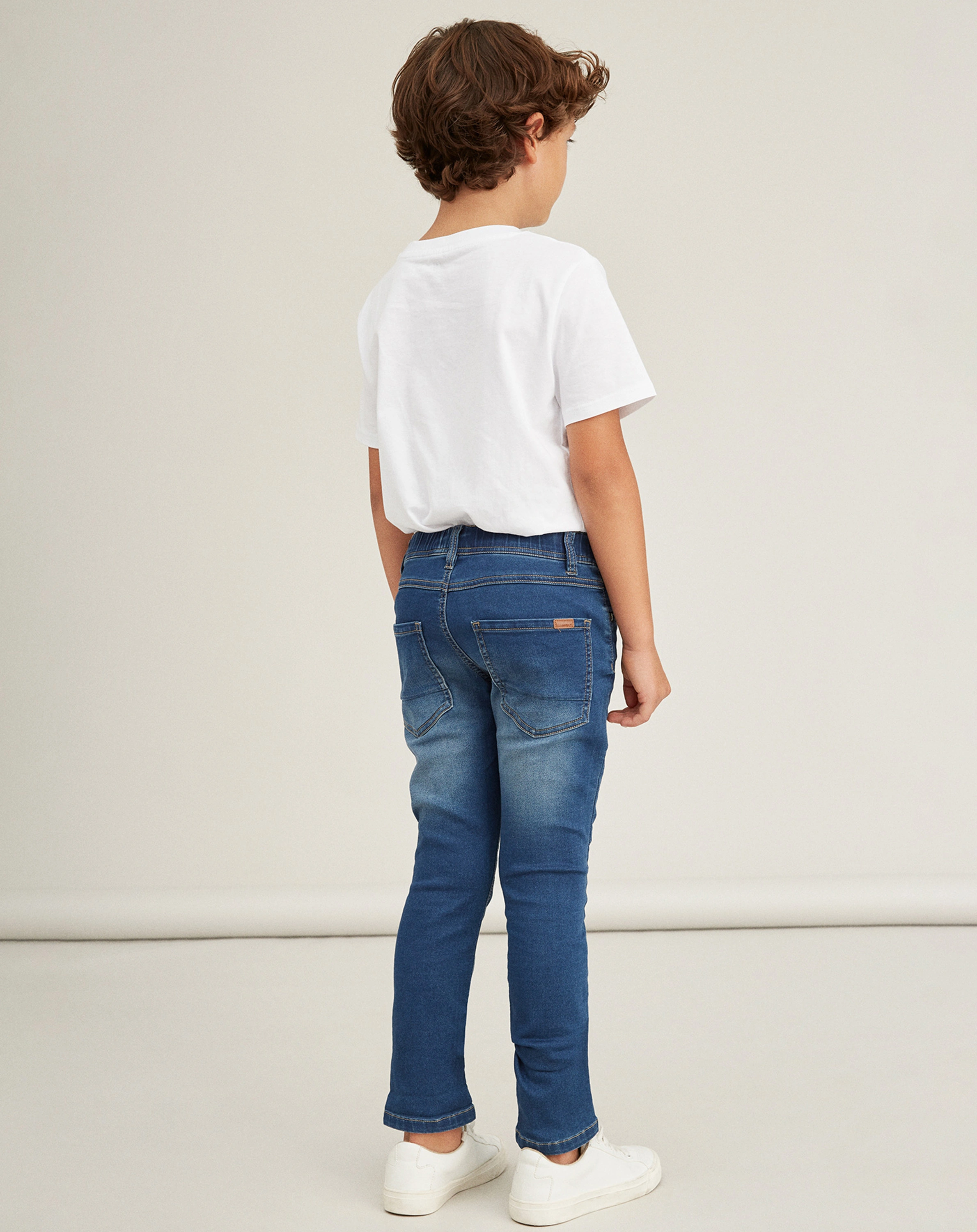 Sweat-Jeanshose NKFSALLI in dark blue